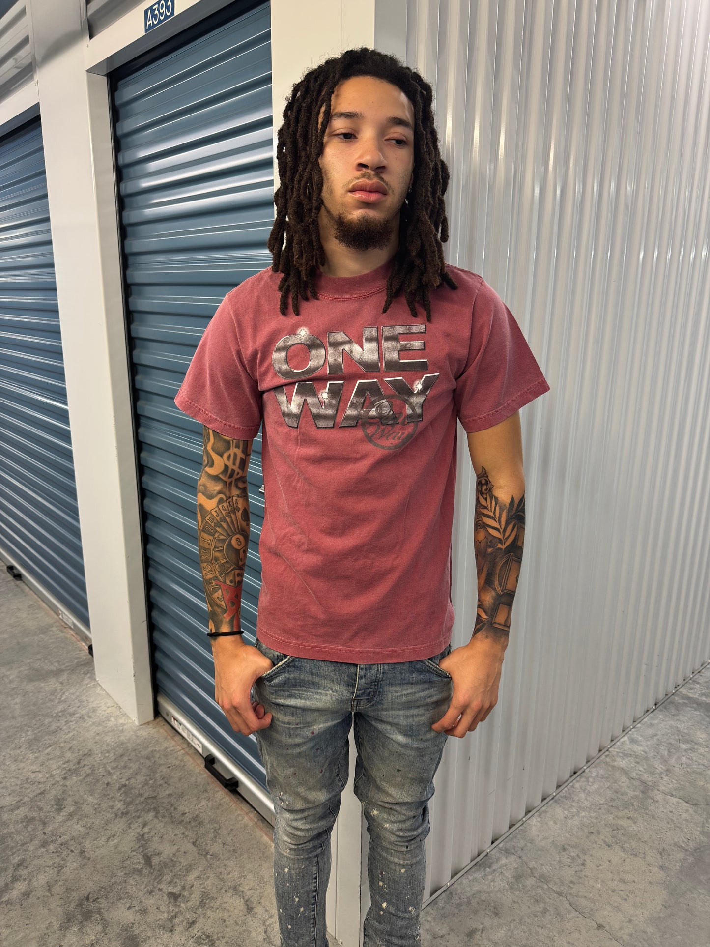 PINK "STEEL STATEMENT" TEE