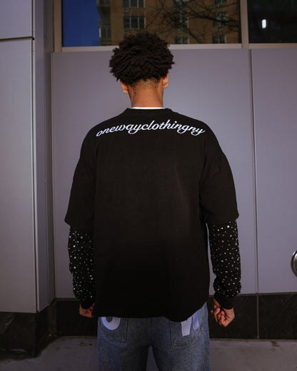 Black "SWAG IS MY SERENITY" Thermal