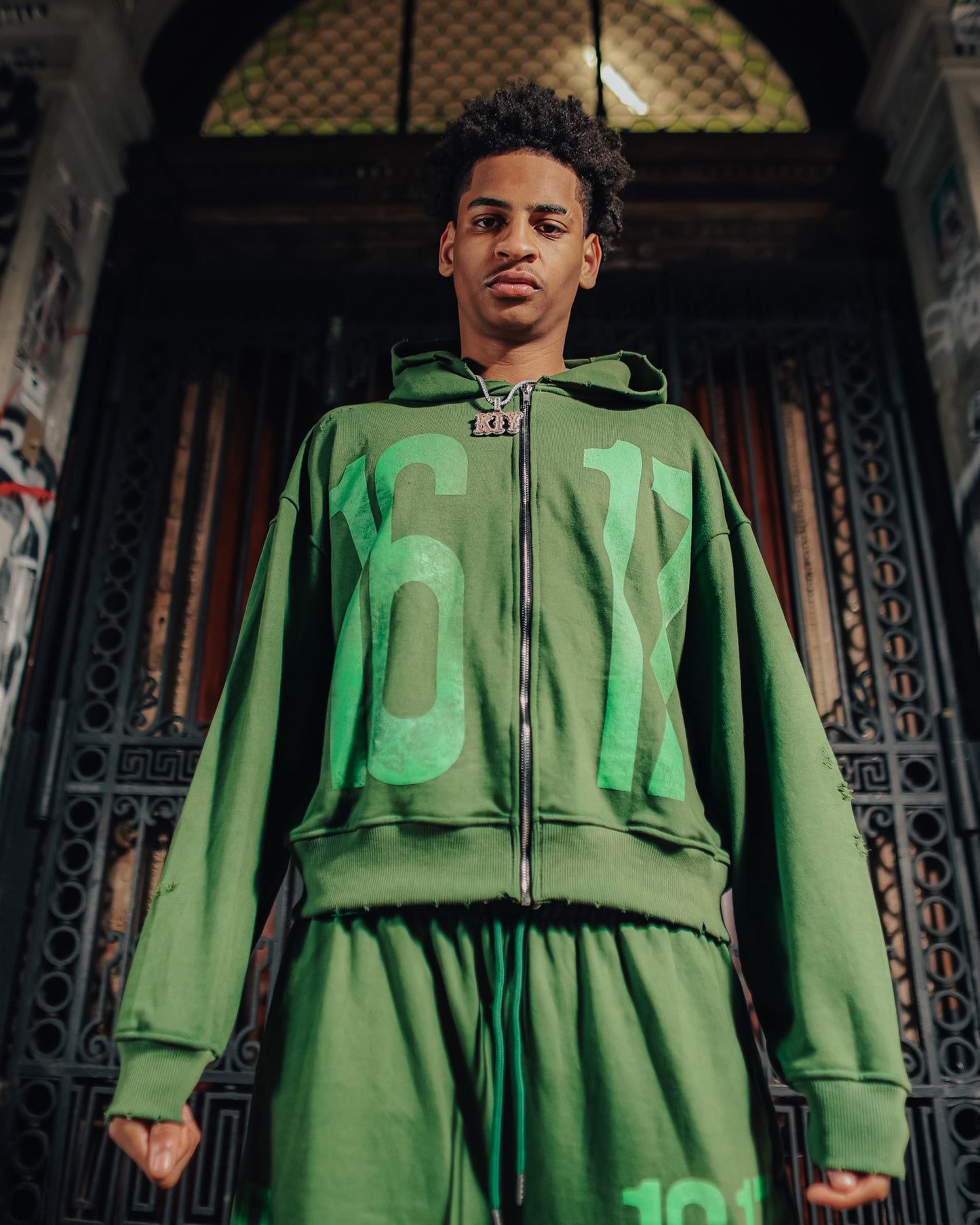 1617 'OG' HOODIE [PINE]