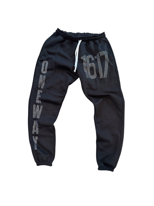 1617 2.0 "SILVER SPARKLE" SWEATPANTS