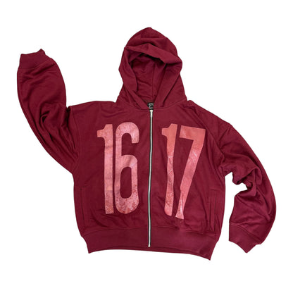1617 'OG' HOODIE [CRIMSON]