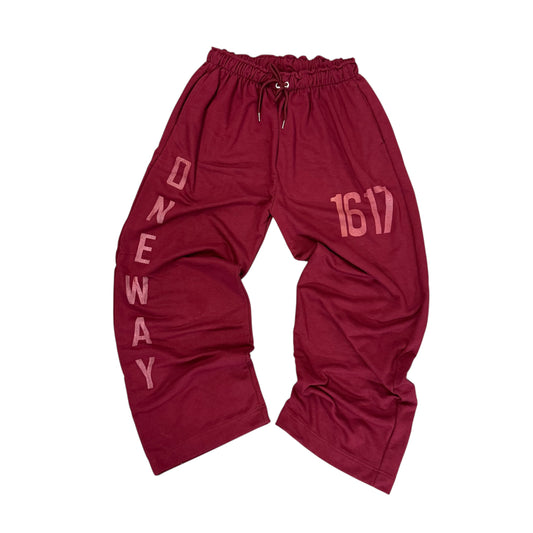 1617 'OG' SWEATPANTS [CRIMSON]