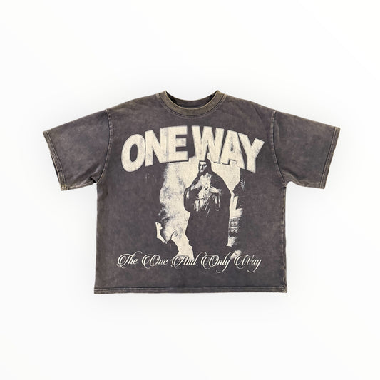 "Ashen" Jesus Saves Tee