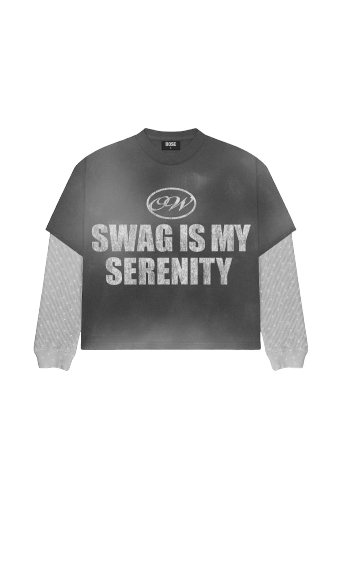 Gray "SWAG IS MY SERENITY" Thermal